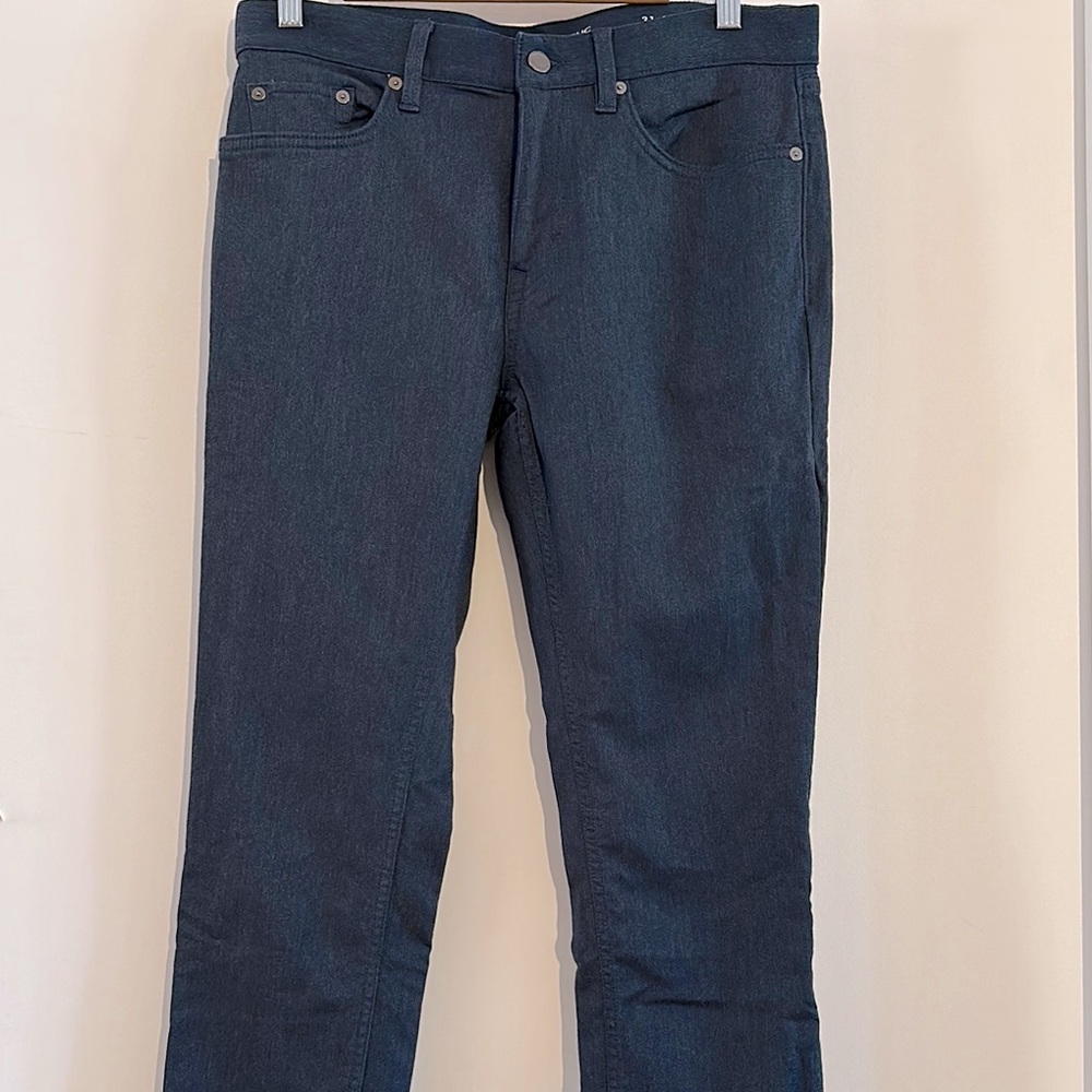 Banana Republic Slim Fit Navy Traveler Pants
